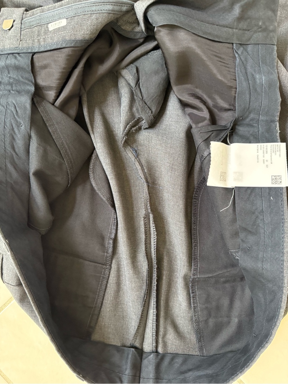 Hugo Boss Charcoal Gray Suit 40R Grand Central - Picture 9 of 10